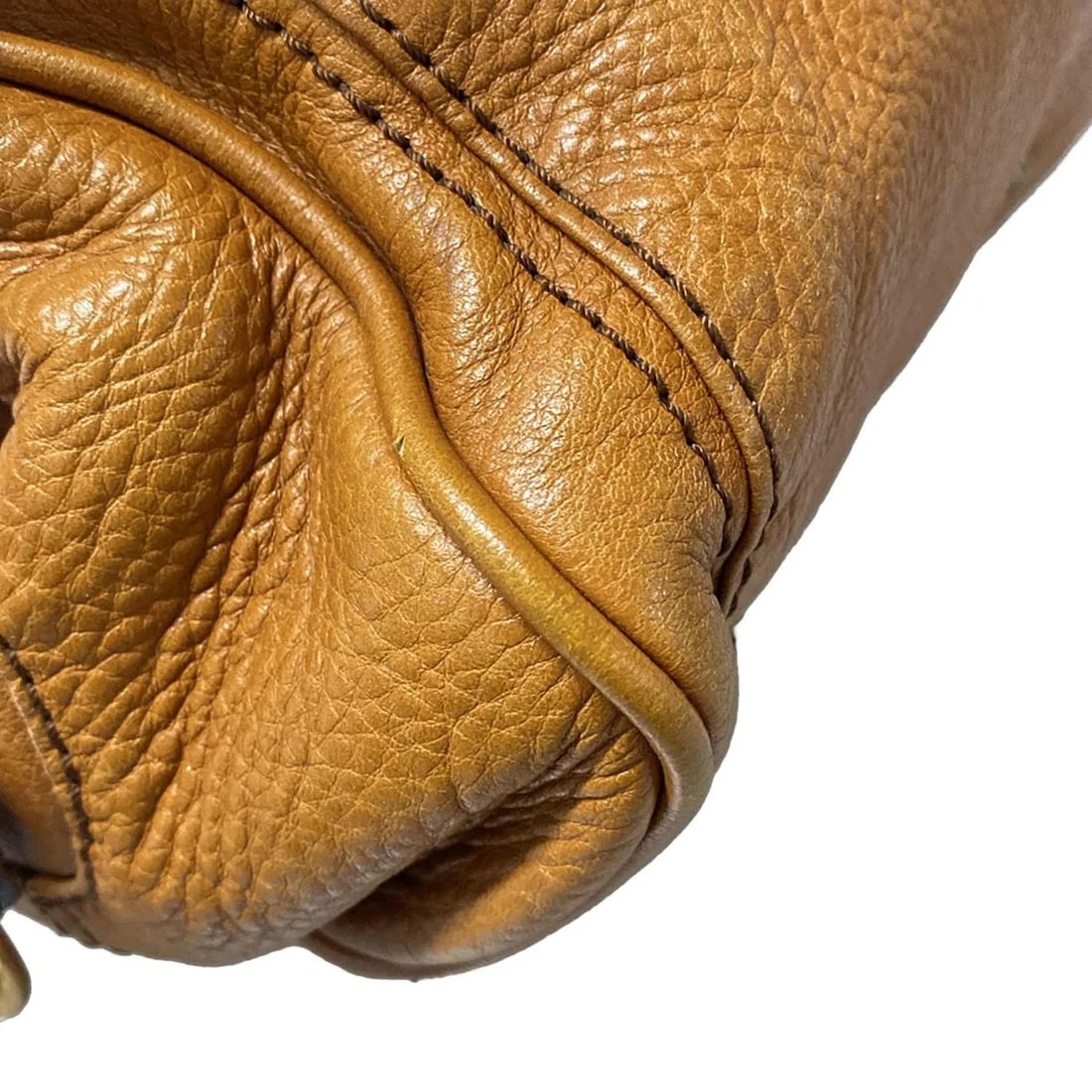 CHLOE PADDINGTON BROWN LEATHER HANDBAG - 6