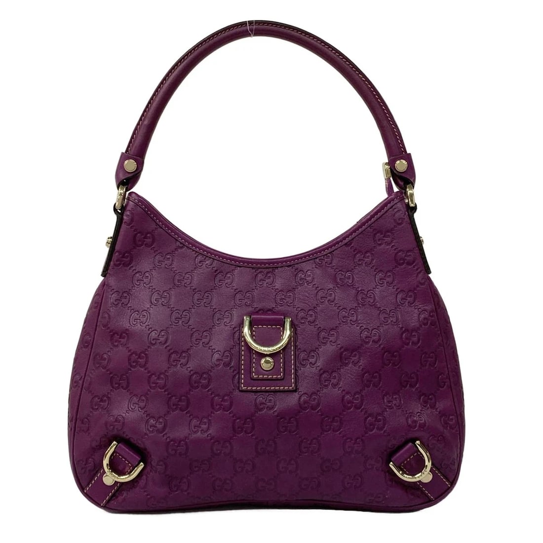 GUCCI ABBEY SHIMALINE PURPLE LEATHER - HANDBAG: GUCCI Abbey Shimaline Purple Leather - Handbag Brand: GUCCI Type: Handbag Material: Leather Color: Purple Size: Height : 8.07 inch (20.5 cm) Width : 8.86 inch (22.5 cm) - 11.81 inch (30 cm) Depth