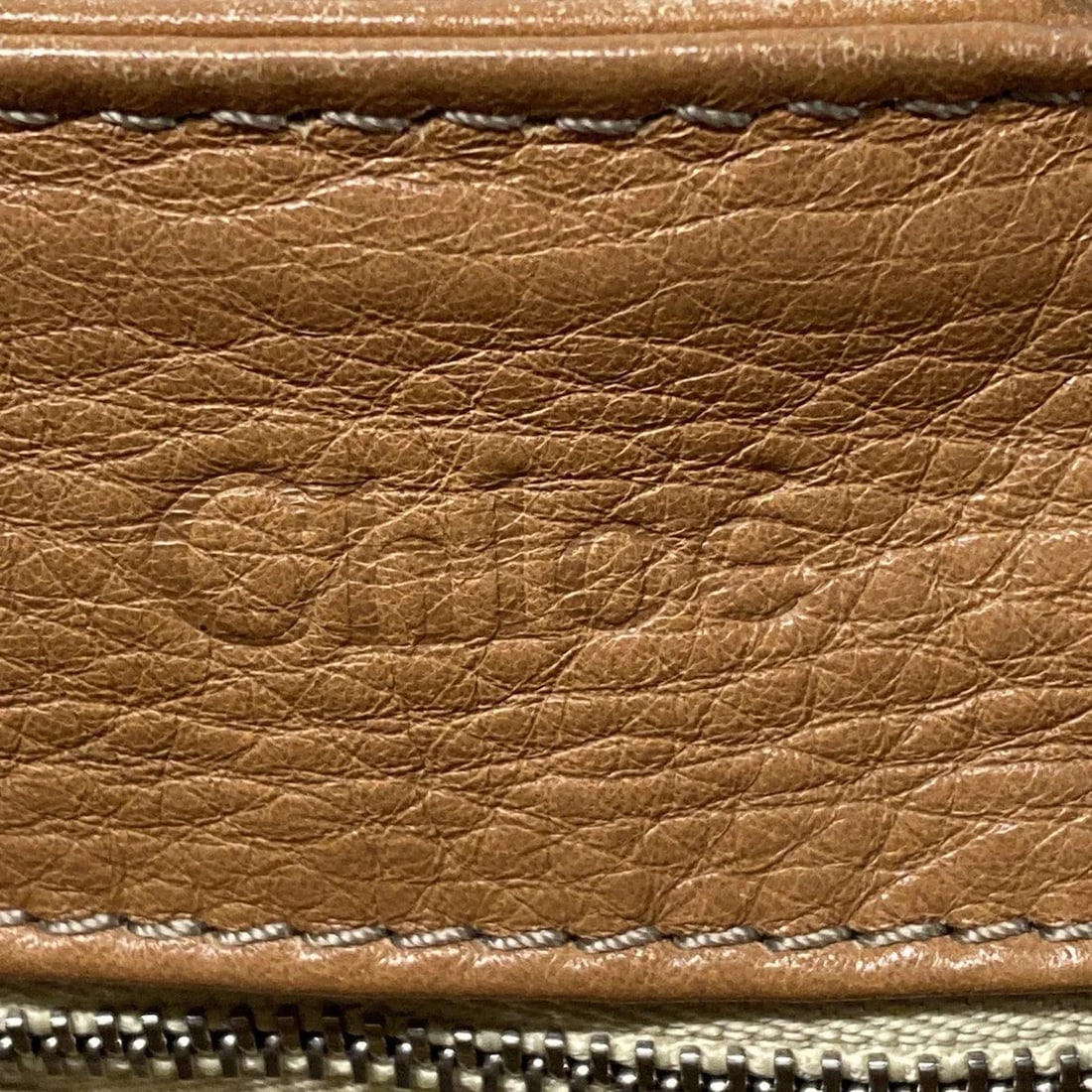 CHLOE PADDINGTON LIGHT BROWN LEATHER HANDBAG HANDBAG - 8