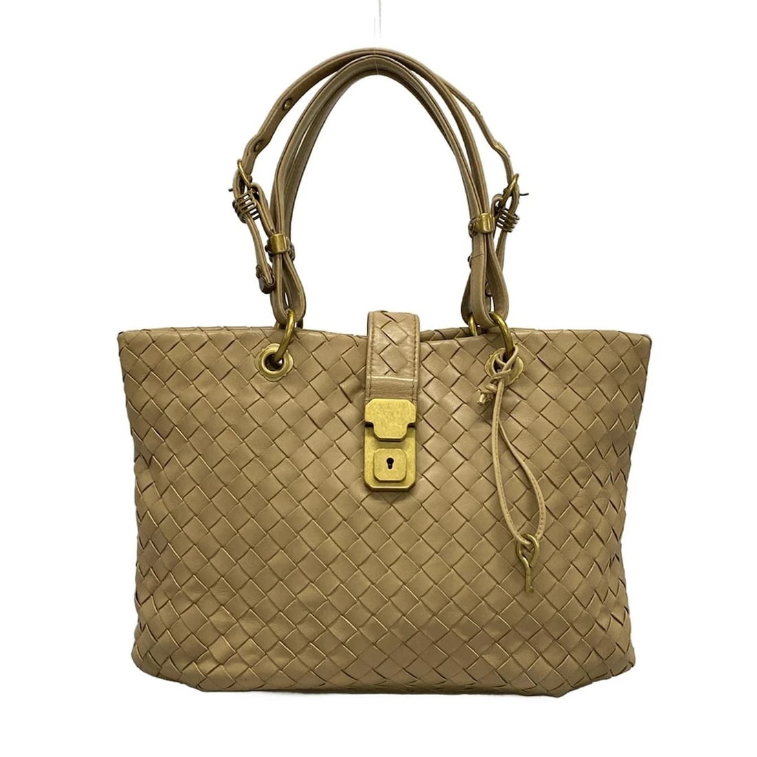BOTTEGA VENETA CAPRI BEIGE LEATHER - TOTE BAG TOTE BAG: BOTTEGA VENETA Capri Beige Leather - Tote Bag Tote Bag Brand: BOTTEGA VENETA Type: Tote Bag Material: Leather Color: Beige Size: Height : 7.09 inch (18 cm) Width : 10.24 inch - 11.02 inch