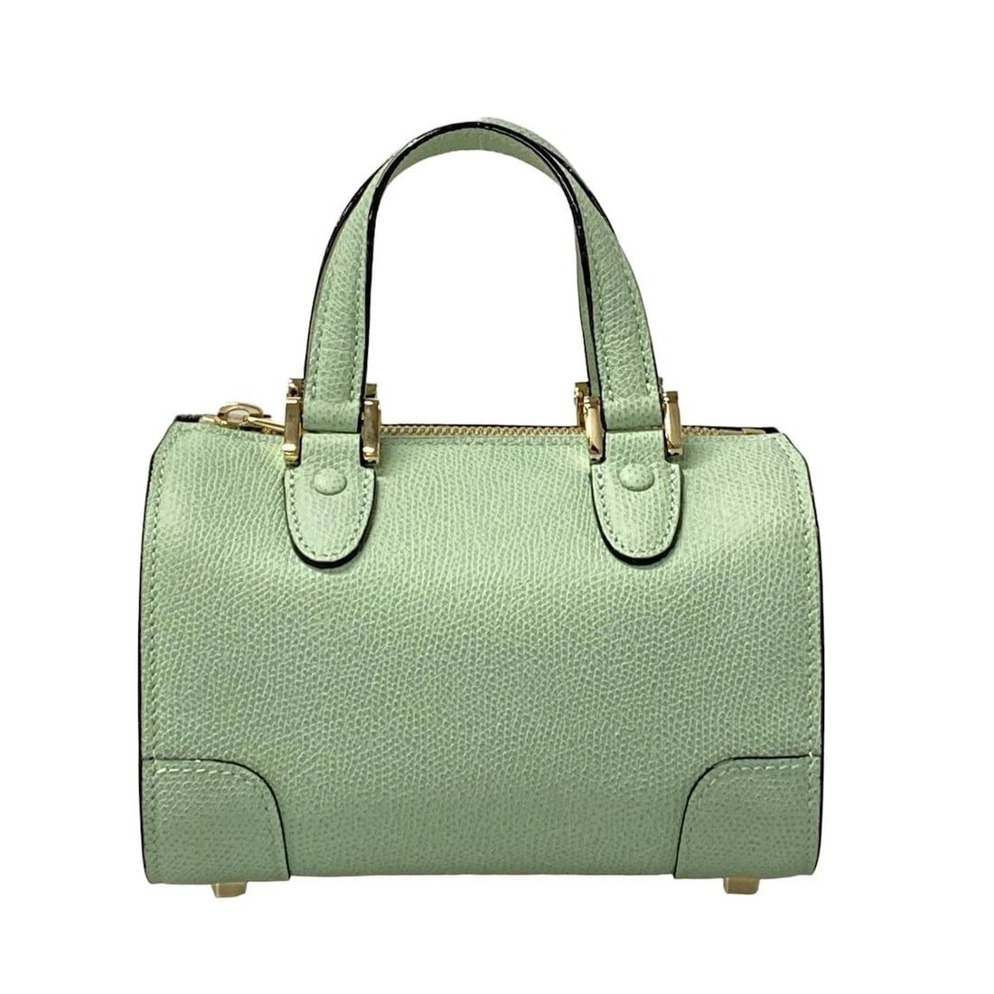 VALEXTRA BABILA MICRO LIGHT GREEN SOFT CALF LEATHER HANDBAG: Valextra Babila Micro Light Green Soft Calf Leather Handbag Brand: Valextra Type: Handbag Material: Soft Calf Leather Color: Light Green Size: Height : 4.72 inch" (12 cm) Width : 6.5 inch