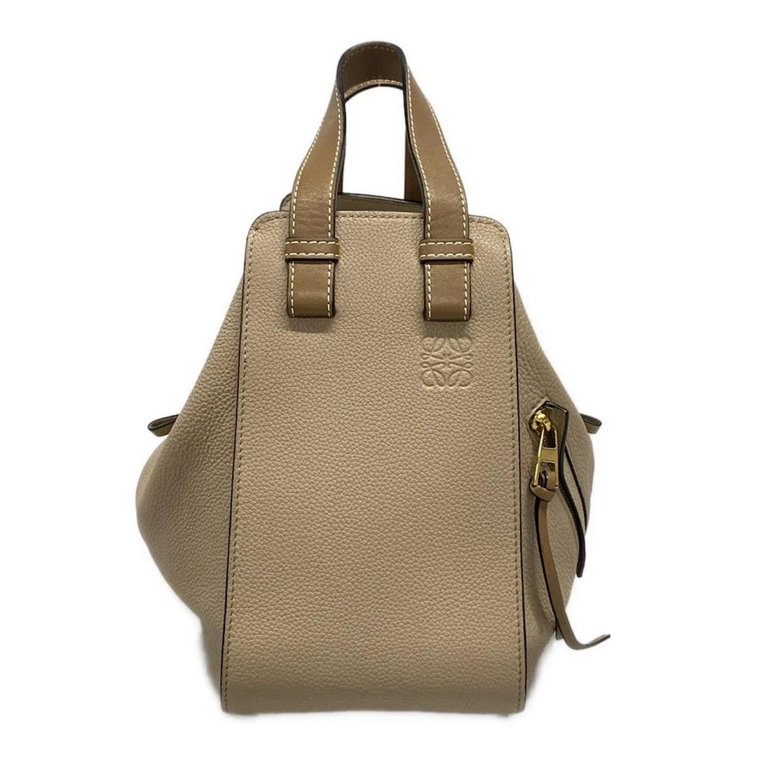 LOEWE HAMMOCK BAG BEIGE LEATHER HANDBAG (1 of 12)