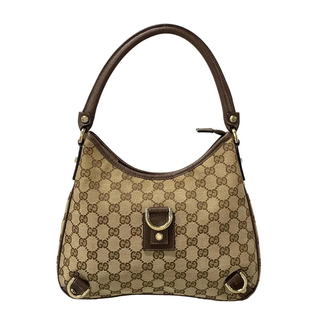 GUCCI ABBEY GG PATTERN DARK BROWN BEIGE JACQUARD LEATHER SHOULDER BAG SHOULDER BAG: GUCCI Abbey GG pattern Dark Brown Beige Jacquard Leather Shoulder Bag Shoulder Bag Brand: GUCCI Type: Shoulder Bag Material: Jacquard, Leather Color: Dark Brown, Beige Size: Height : 7.48 inch (19
