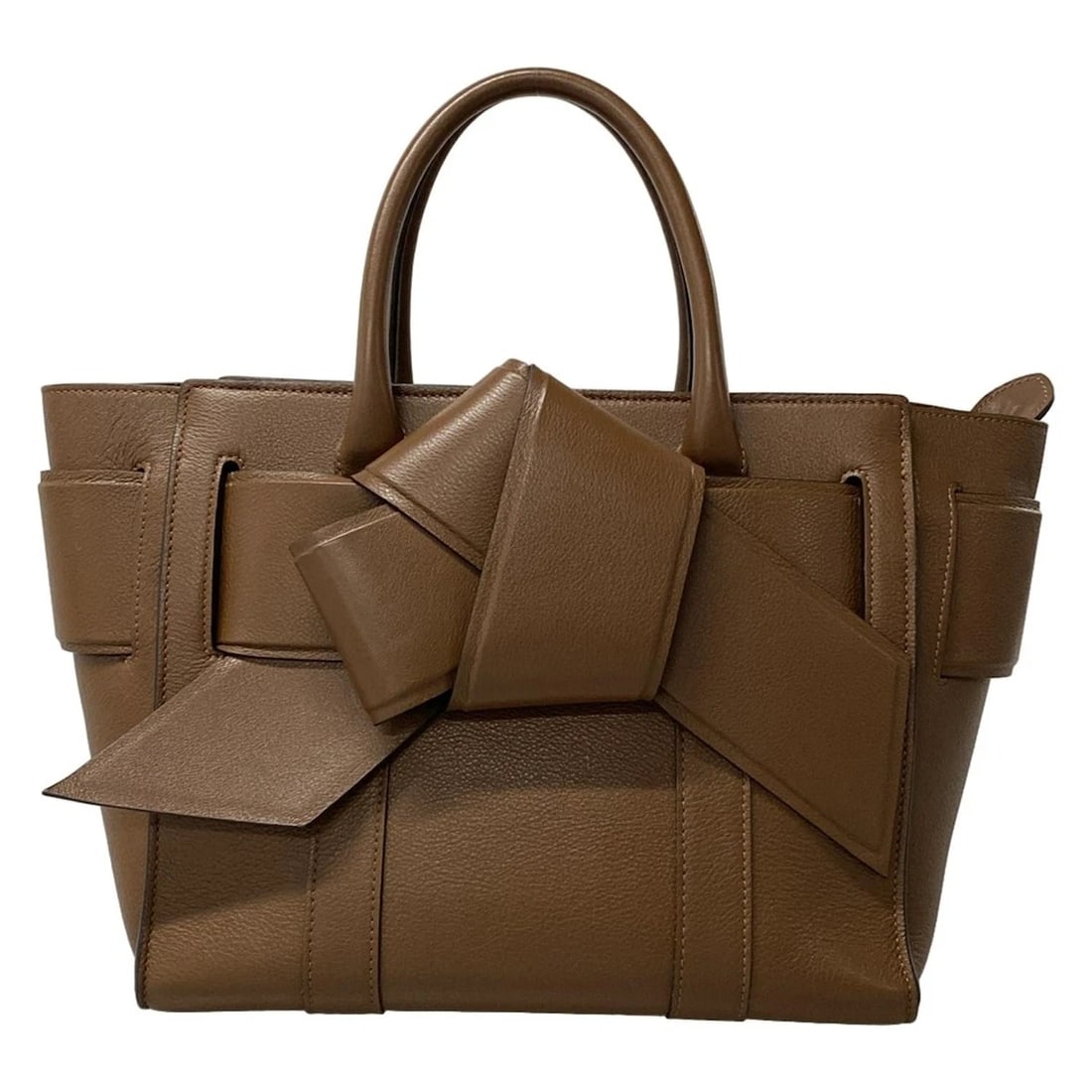 MULBERRY MUSUBI BACEWATER CLASSIC GRAIN - DARK BROWN HANDBAG (1 of 11)