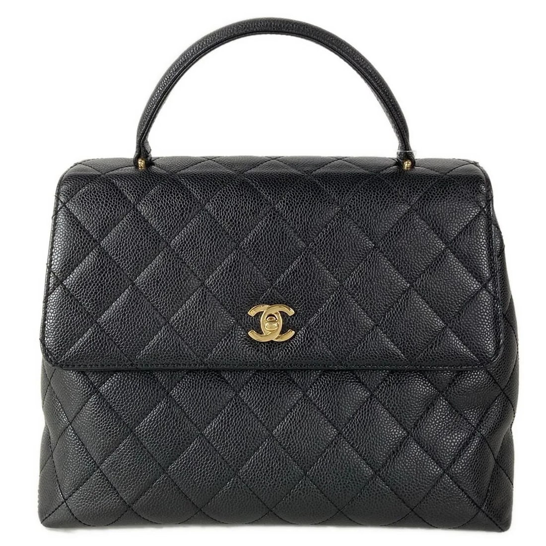 CHANEL TRAPEZOID BAG / MATELASSE BLACK CALFSKIN HANDBAG GOLD HANDBAG: CHANEL Trapezoid Bag / Matelasse Black Calfskin Handbag Gold Handbag Brand: CHANEL Type: Handbag Material: Calfskin Color: Black Size: Height : 9.45 inch (24 cm) Width : 10.63 inch (27 cm) -