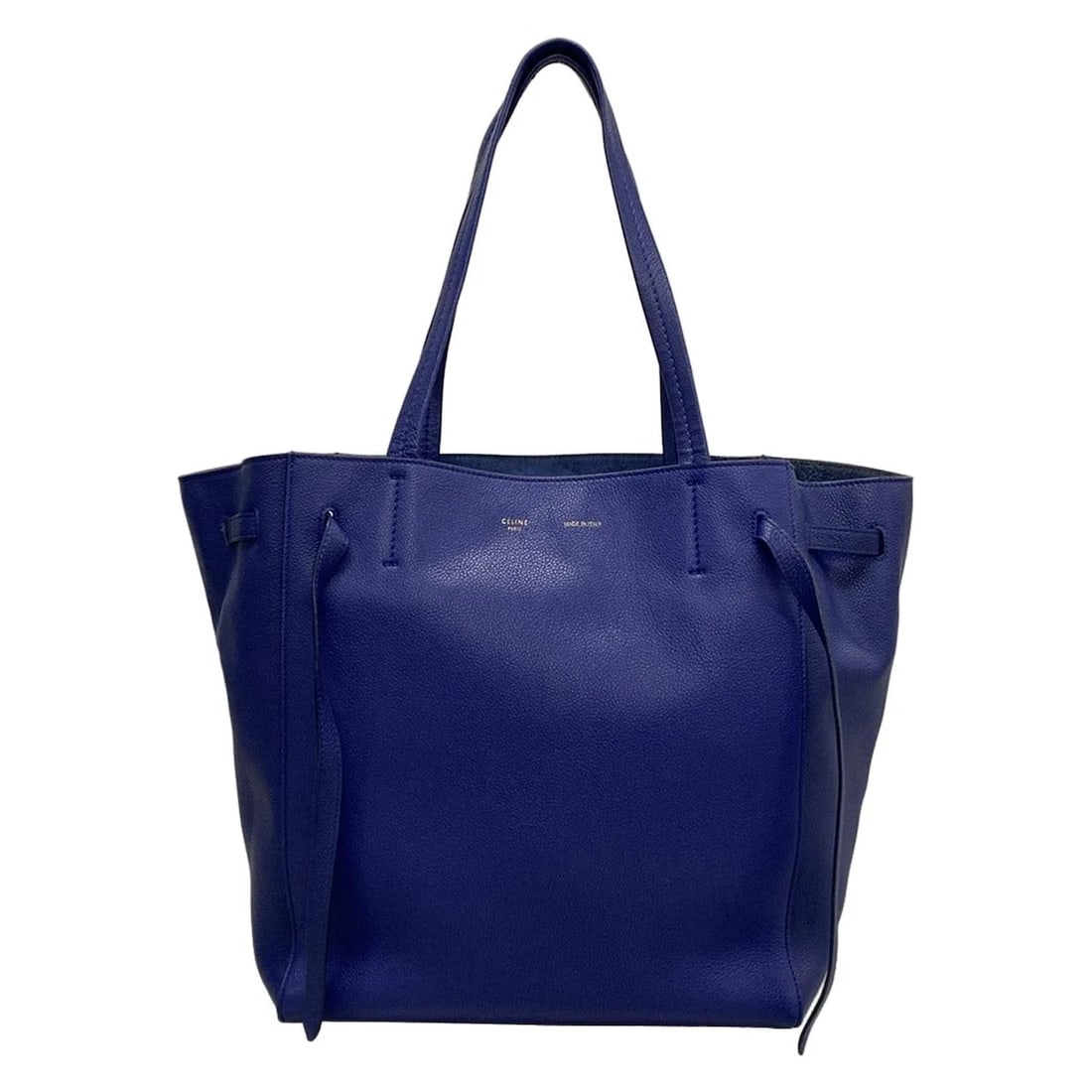 CELINE CABAS PHANTOM WITH BELT NAVY LEATHER - TOTE BAG TOTE BAG (1 of 11)