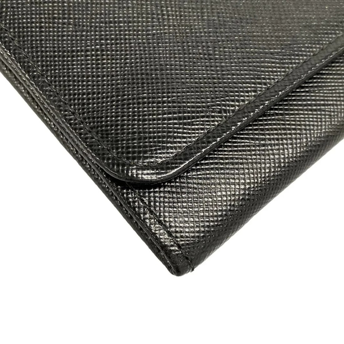 PRADA BLACK LEATHER OTHER STYLE WALLET OTHER STYLE WALLET - 7