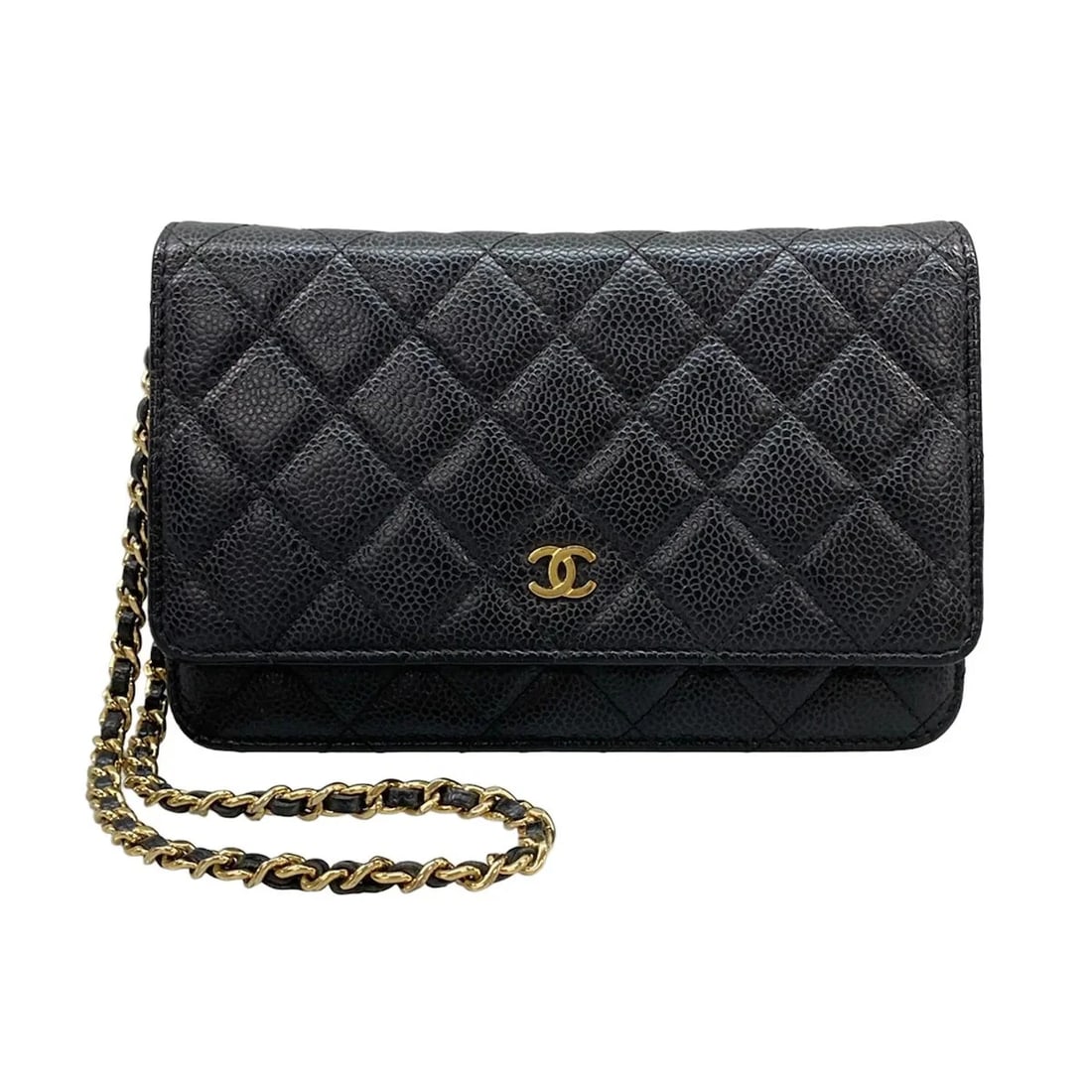 CHANEL MATELASSE - BLACK CALFSKIN OTHER STYLE WALLET OTHER STYLE WALLET (1 of 12)