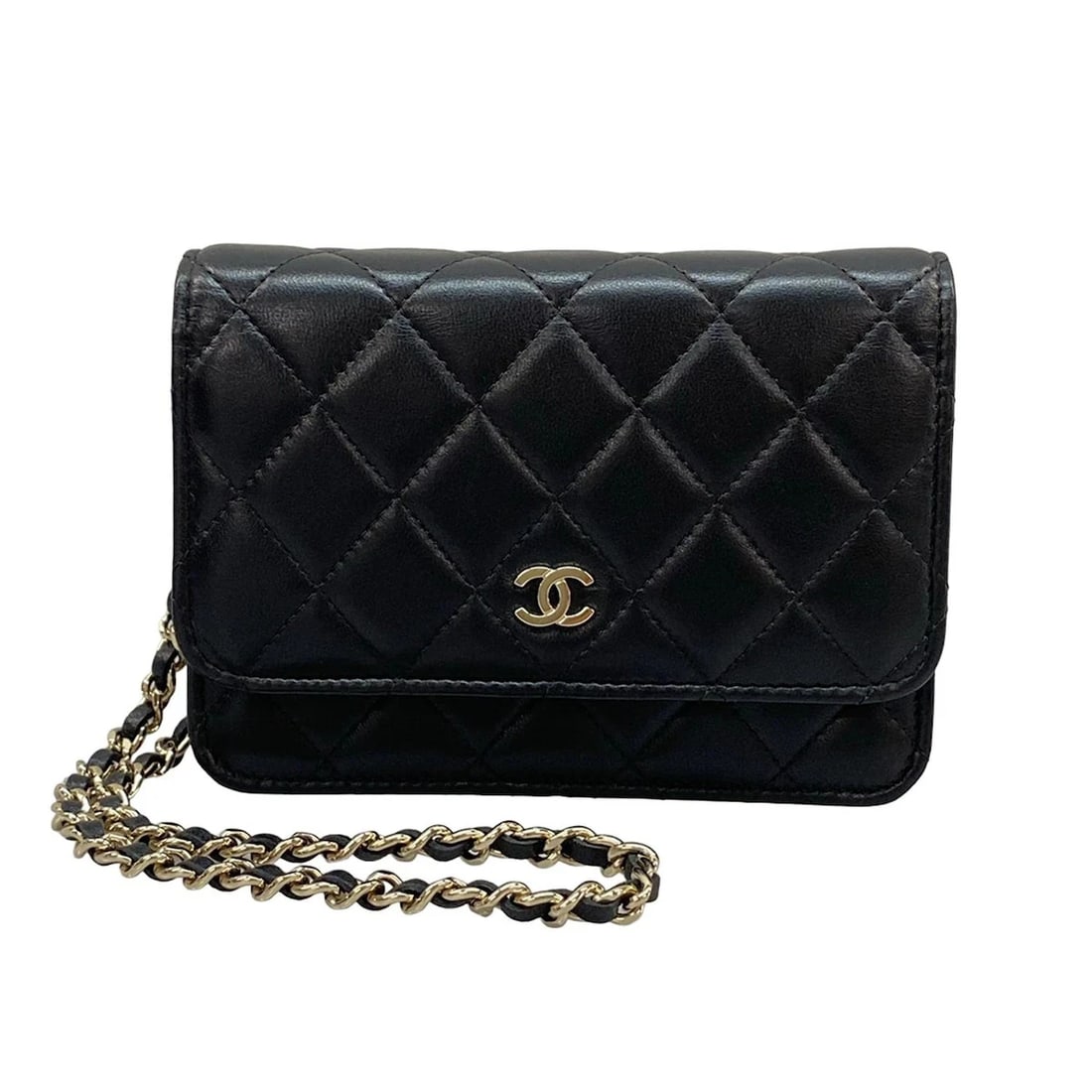 CHANEL MATELASSE BLACK LAMBSKIN OTHER STYLE WALLET OTHER STYLE WALLET (1 of 11)