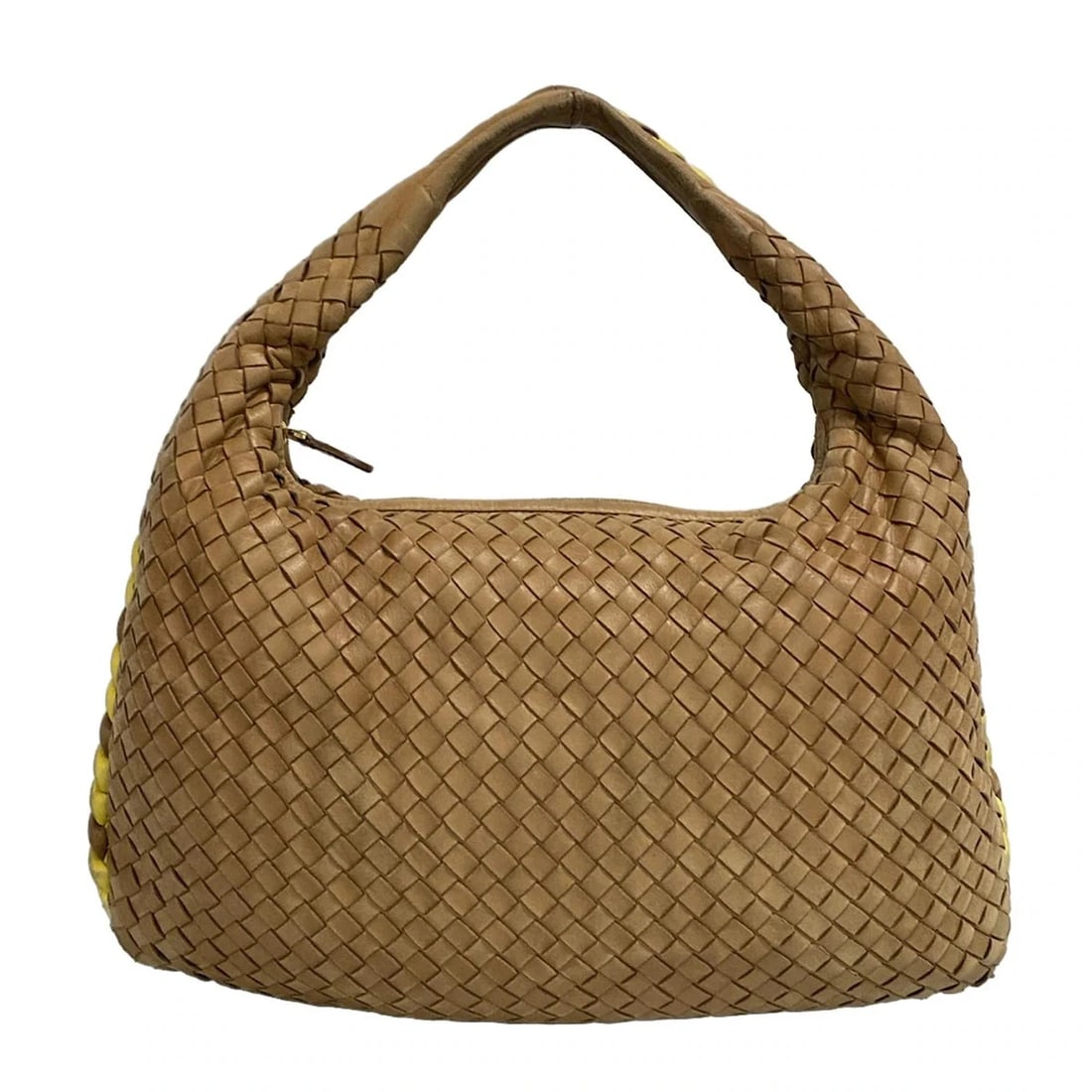 BOTTEGA VENETA VENETA BAG BROWN YELLOW LEATHER - HANDBAG HANDBAG (1 of 11)