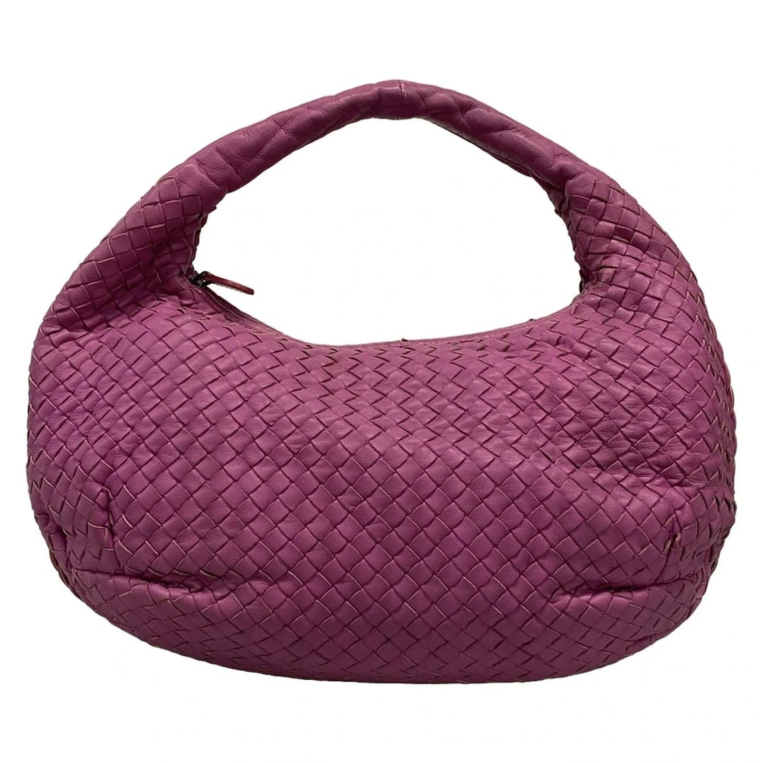 BOTTEGA VENETA BERRY VENETA PURPLE LEATHER HANDBAG (1 of 11)