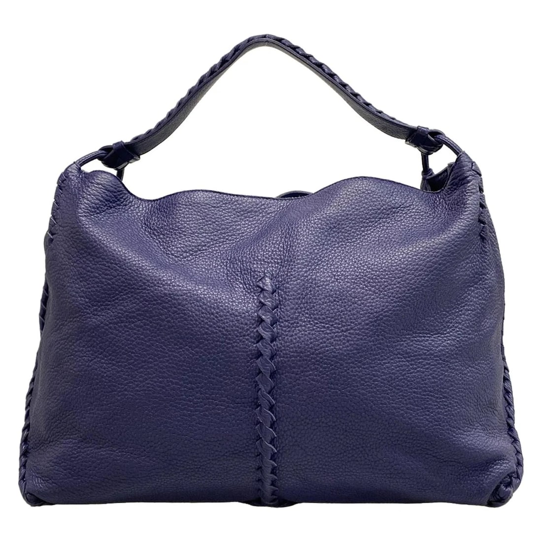BOTTEGA VENETA INTRECCIATO - PURPLE LEATHER TOTE BAG TOTE BAG (1 of 12)