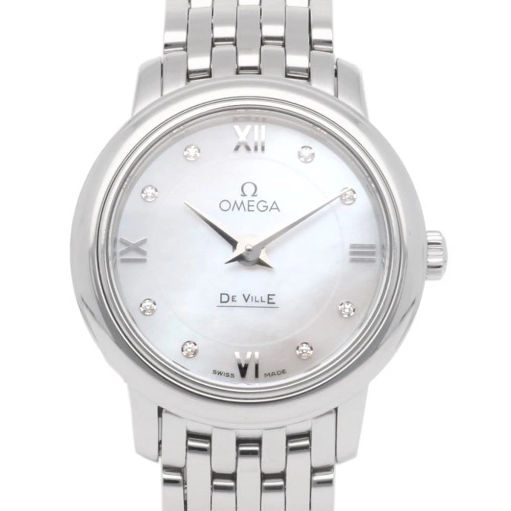 OMEGA DE VILLE PRESTIGE WATCHES STAINLESS STEEL DIAMOND WATCH (1 of 2)