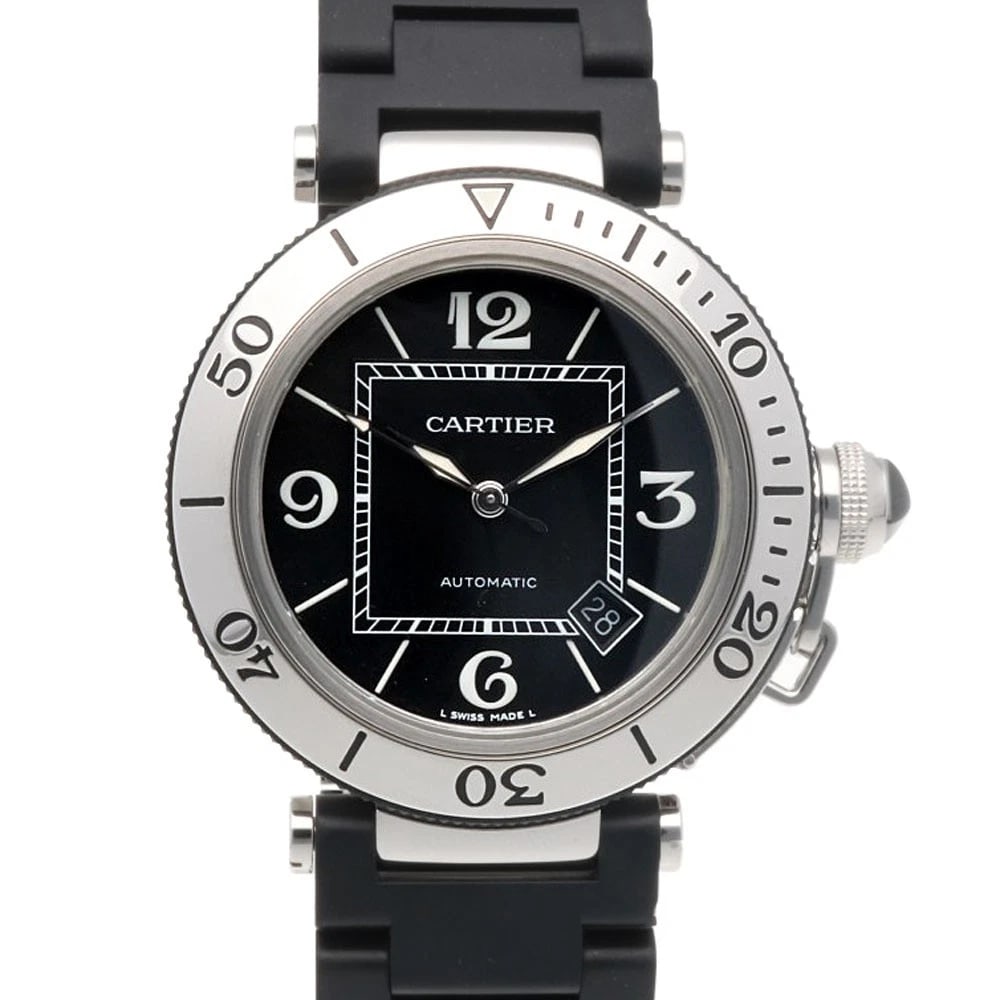 CARTIER PACHA WATCHES STAINLESS STEEL WATCH (1 of 4)