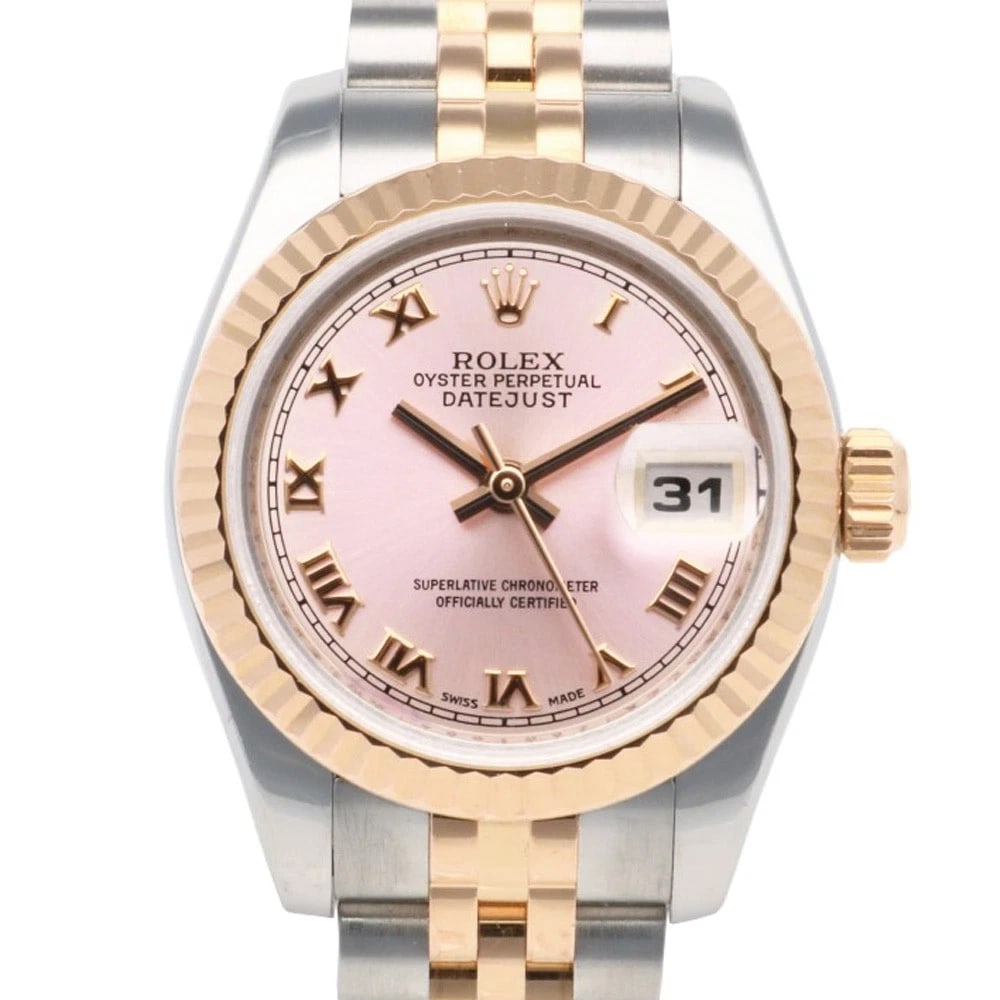 ROLEX DATEJUST WATCHES STAINLESS STEEL K18 PINK GOLD WATCH: ROLEX Datejust Watches Stainless Steel K18 Pink Gold Watch Brand: ROLEX Type: Wristwatch Material: Case : Stainless Steel x K18 Pink Gold Band : Stainless Steel Color: Silver / gold x pink Size: C
