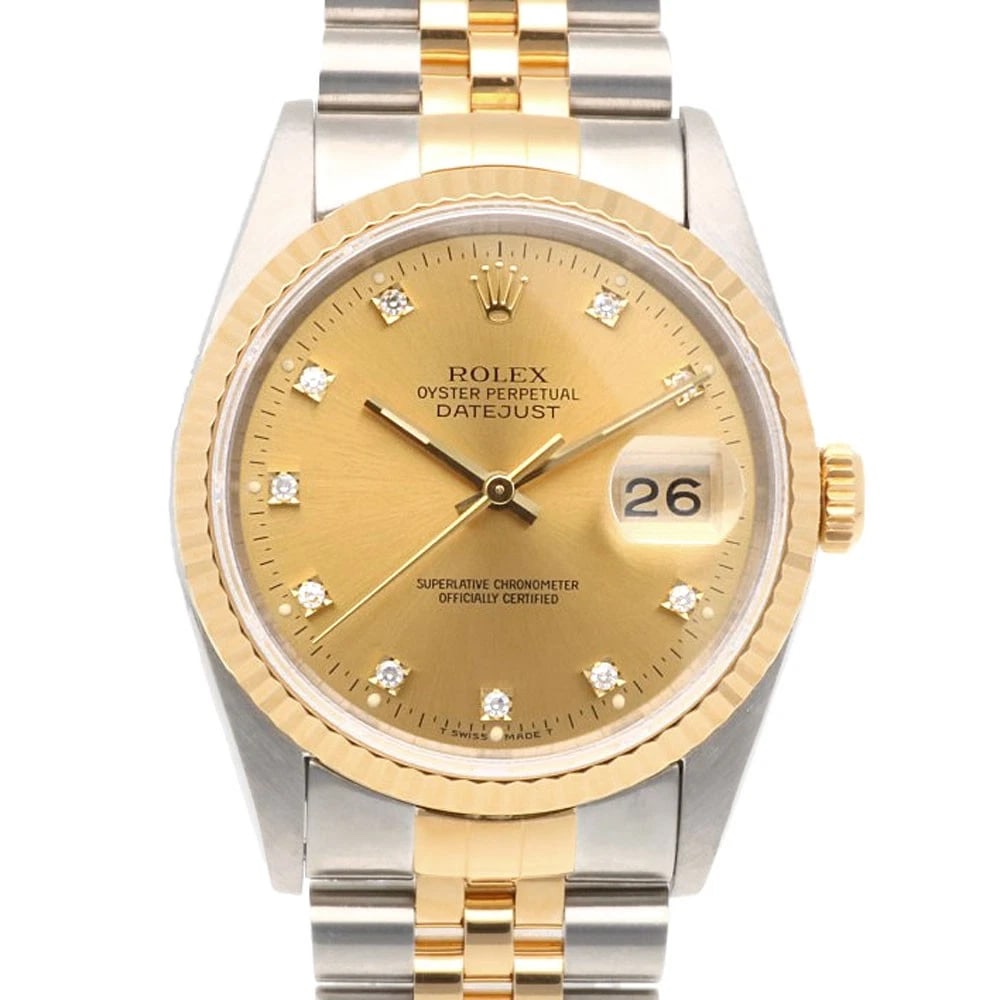 ROLEX DATEJUST WATCHES STAINLESS STEEL K18 YELLOW GOLD WATCH: ROLEX Datejust Watches Stainless Steel K18 yellow gold Watch Brand: ROLEX Type: Wristwatch Material: Case : Stainless Steel x K18 yellow gold Band : Stainless Steel Color: Silver / gold Size: Case
