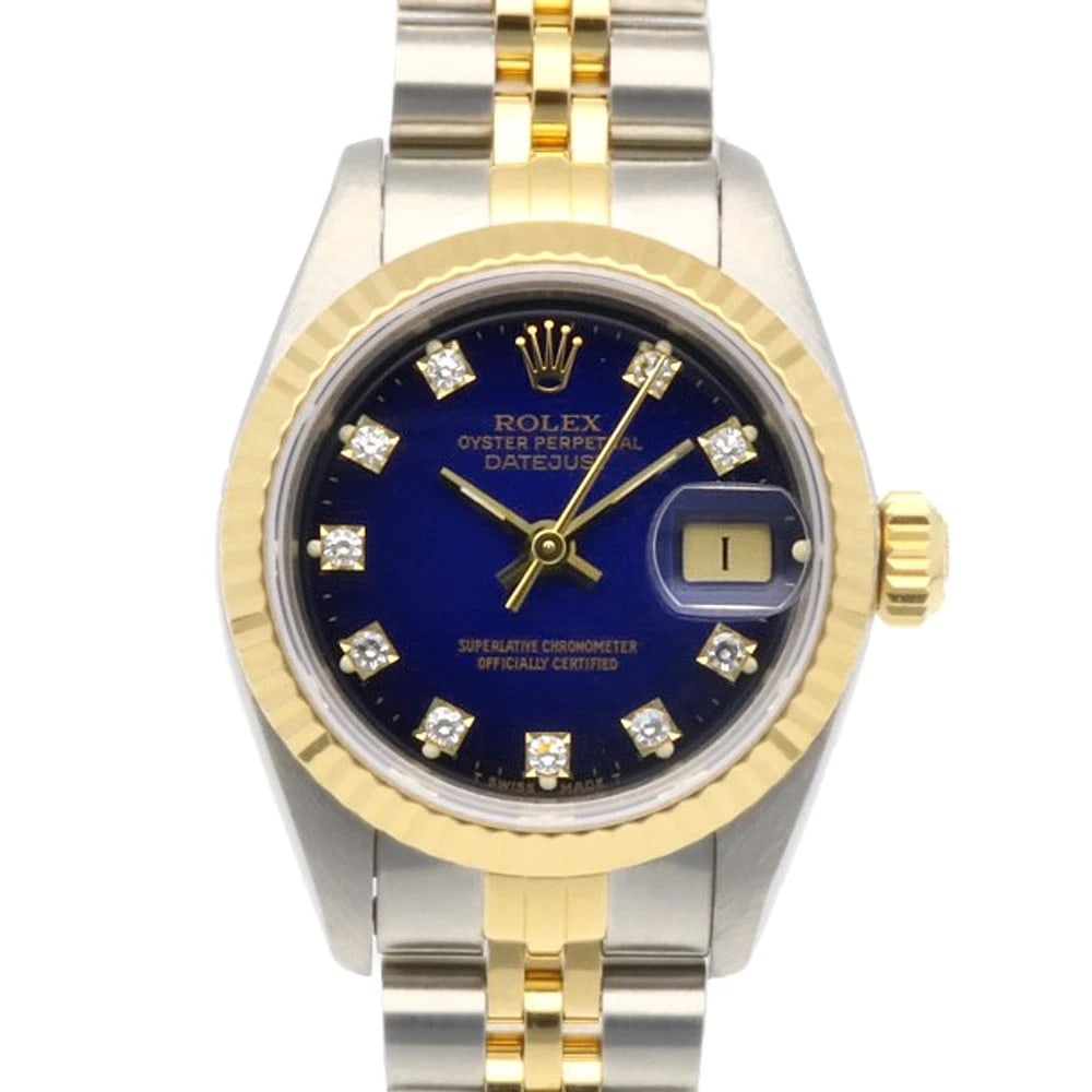 ROLEX DATEJUST WATCHES STAINLESS STEEL K18 YELLOW GOLD WATCH (1 of 5)