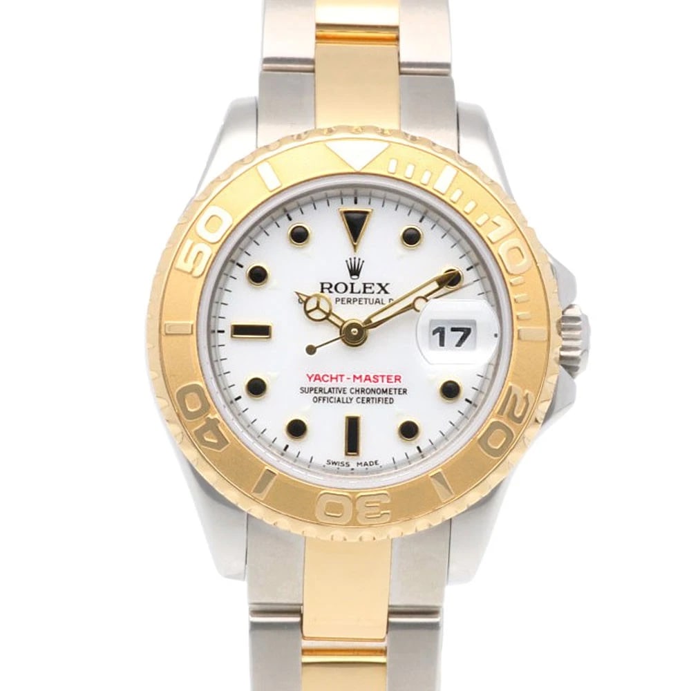 ROLEX YACHT MASTER WATCHES STAINLESS STEEL K18 YELLOW GOLD WATCH: ROLEX Yacht master Watches Stainless Steel K18 yellow gold Watch Brand: ROLEX Type: Wristwatch Material: Case : Stainless Steel x K18 yellow gold Band : Stainless Steel Color: Silver / gold x white