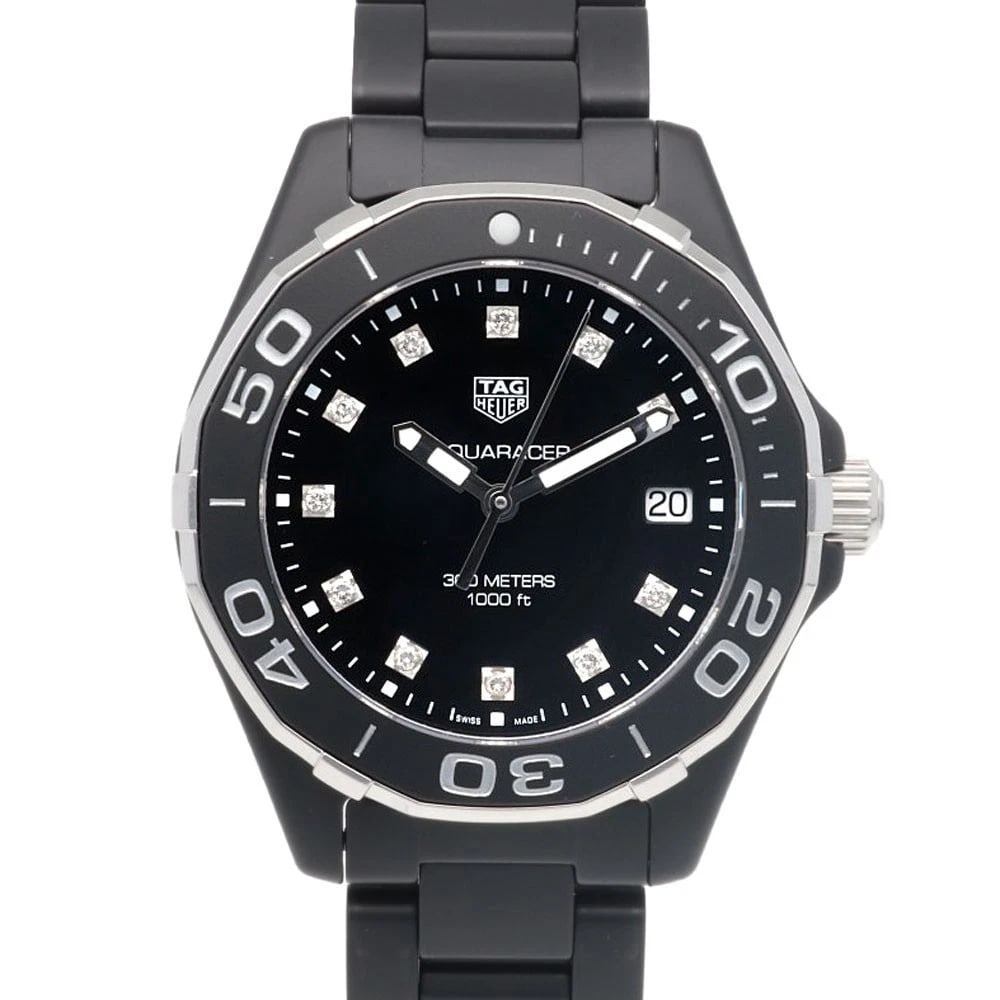TAG HEUER AQUA RACER WATCHES CERAMIC DIAMOND WATCH (1 of 4)