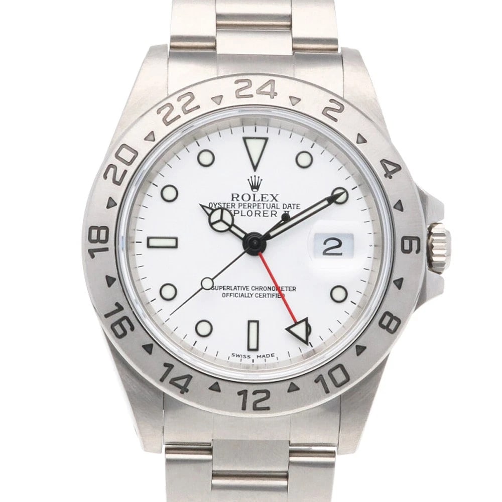 ROLEX EXPLORER WATCHES STAINLESS STEEL WATCH: ROLEX Explorer Watches Stainless Steel Watch Brand: ROLEX Type: Wristwatch Material: Case : Stainless Steel Band : Stainless Steel Color: Silver x white Size: Case Diameter:40.0mm Band Length:7.1i