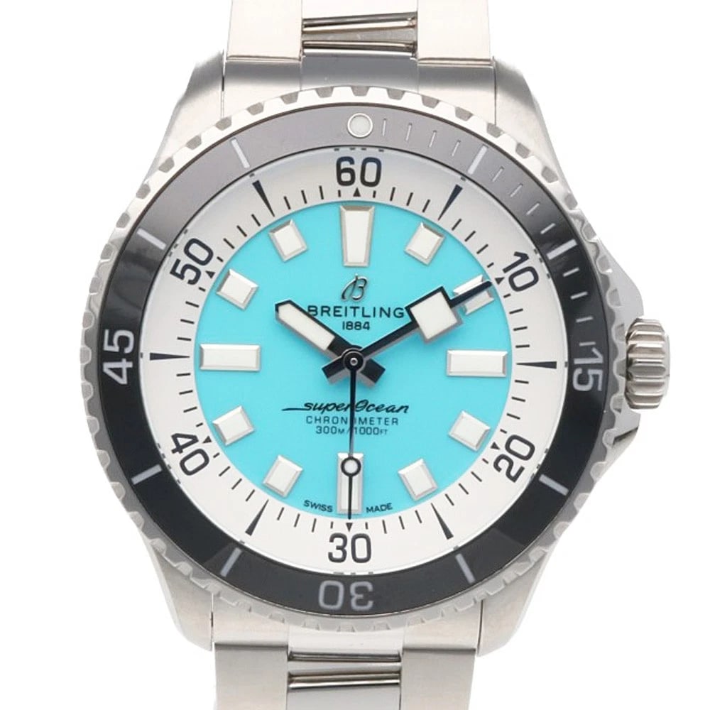 BREITLING SUPER OCEAN AUTOMATIC WATCHES STAINLESS STEEL WATCH (1 of 3)