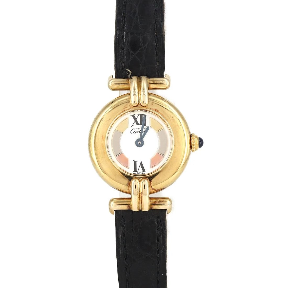CARTIER MUST COLISEE GOLD PLATED WATCH (1 of 3)