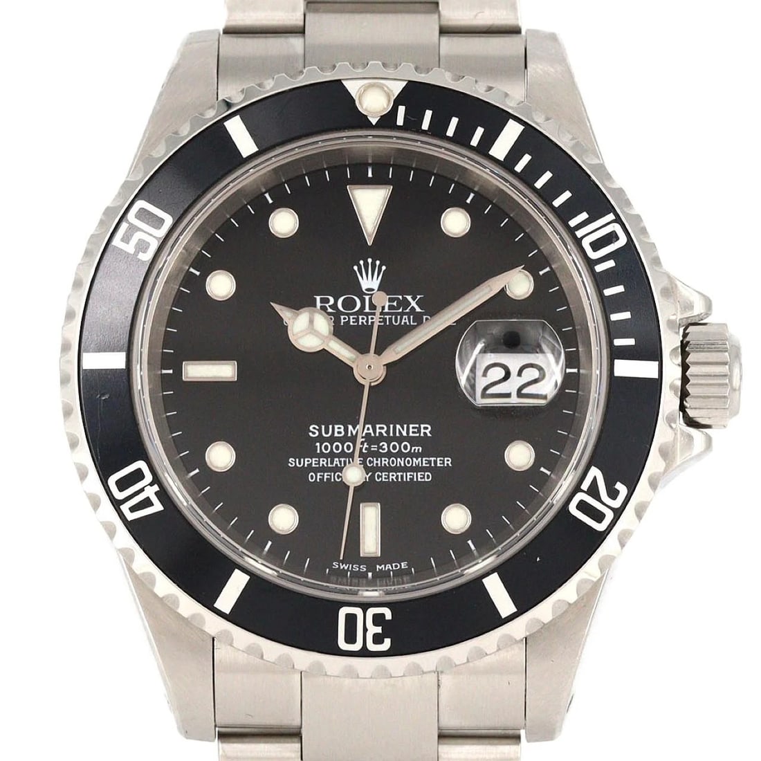 ROLEX SUBMARINER STAINLESS WATCH (1 of 4)