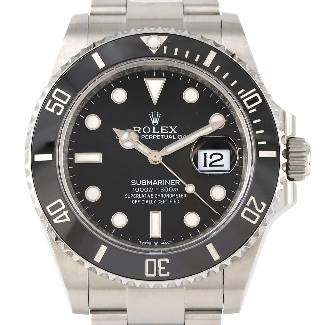 ROLEX SUBMARINER STAINLESS STEEL WATCH (1 of 4)