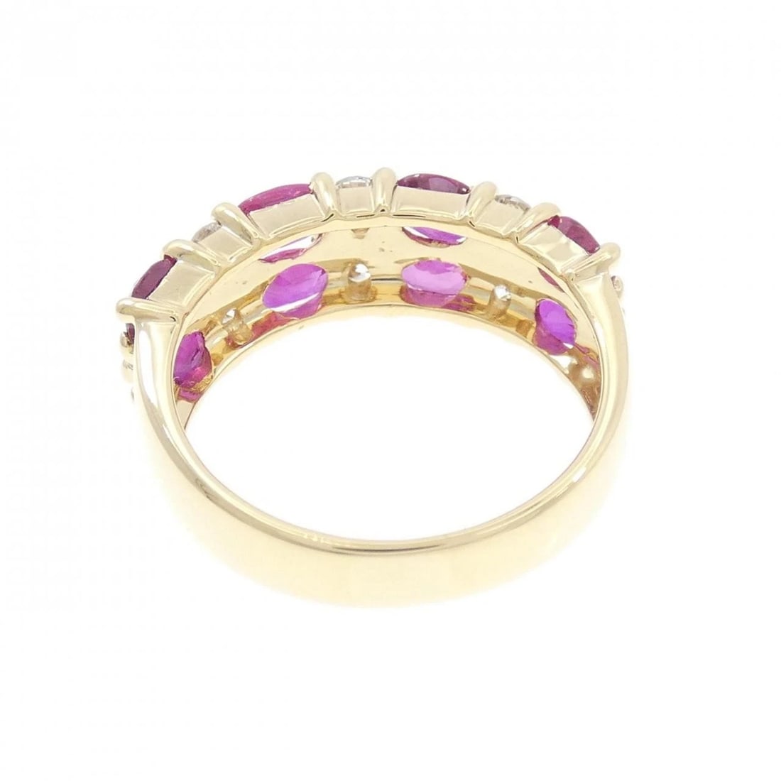 18K YELLOW GOLD RUBY RING - 2