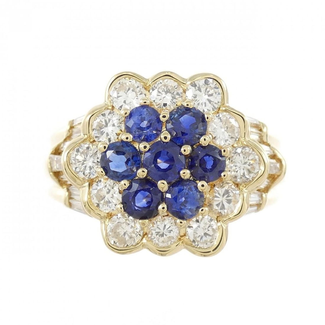 K18YG SAPPHIRE RING - 2