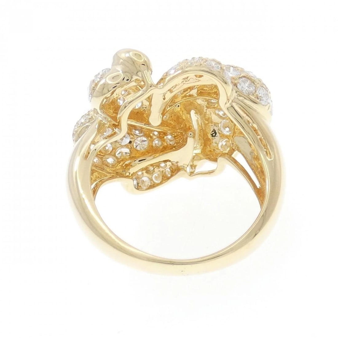 18KP PAVE DIAMOND RING - 3