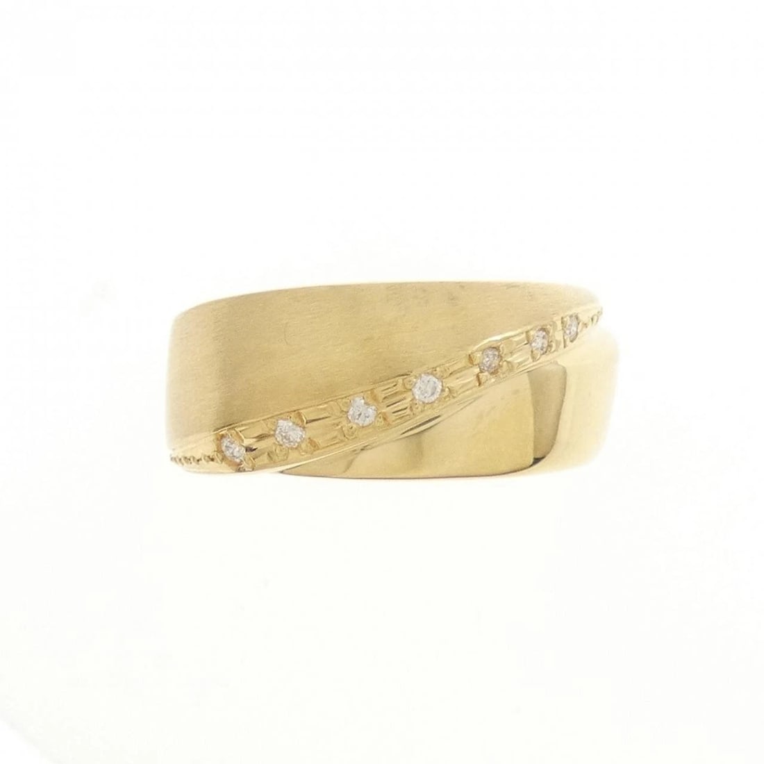 K18YG DIAMOND RING - 2