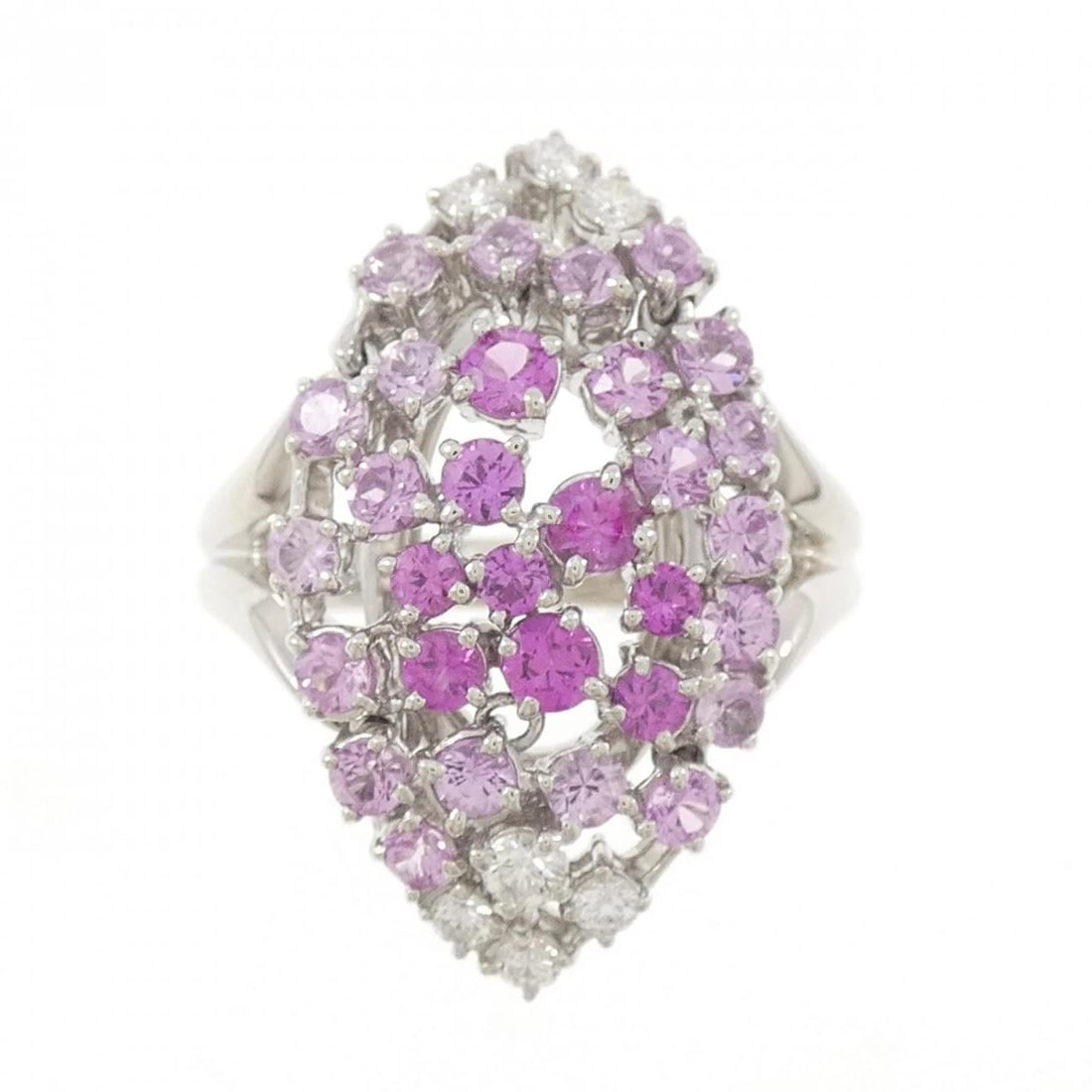 PT950 SAPPHIRE RING - 2