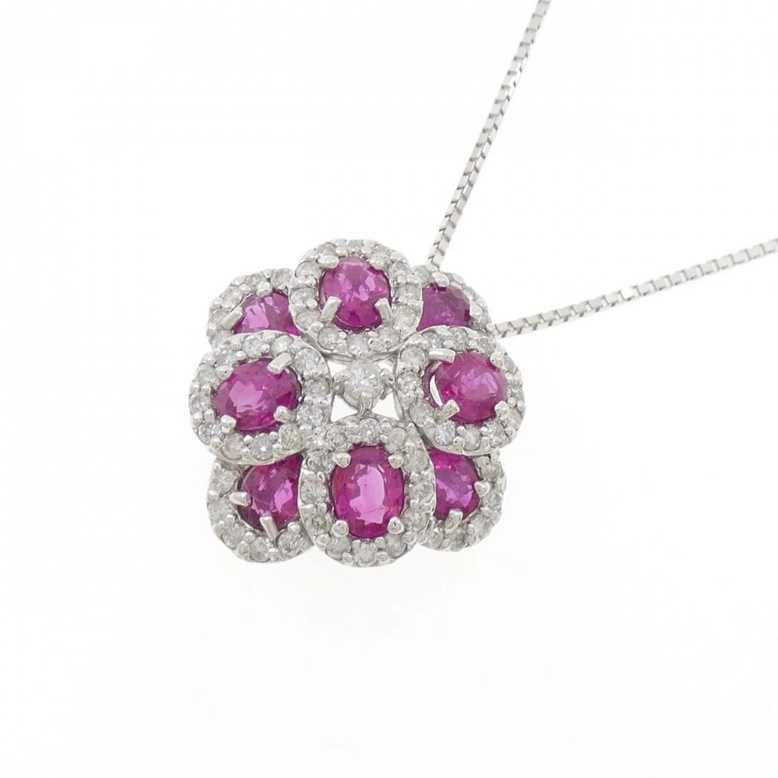 K18WG RUBY NECKLACE - 3