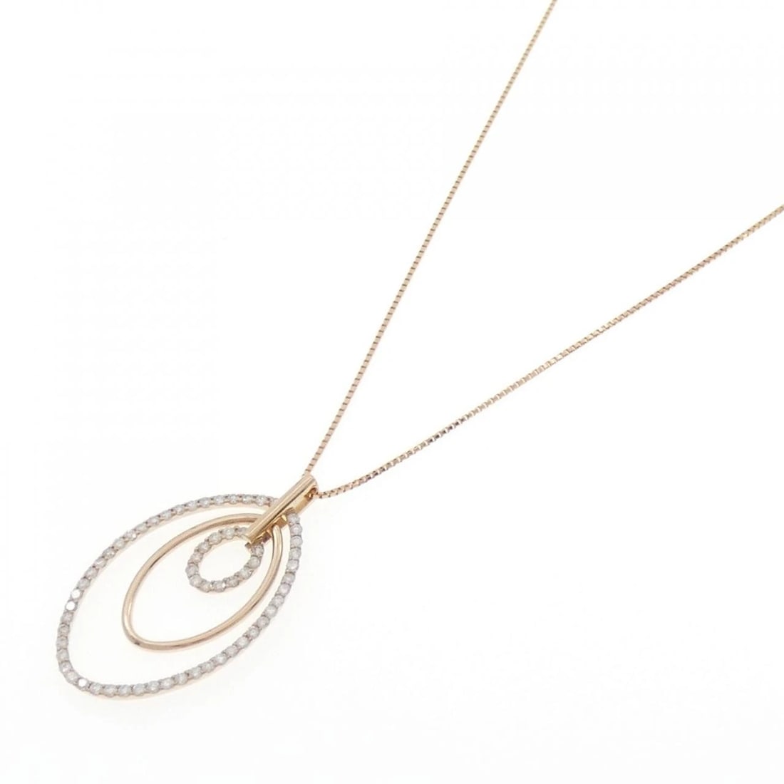 K18PG DIAMOND NECKLACE - 2