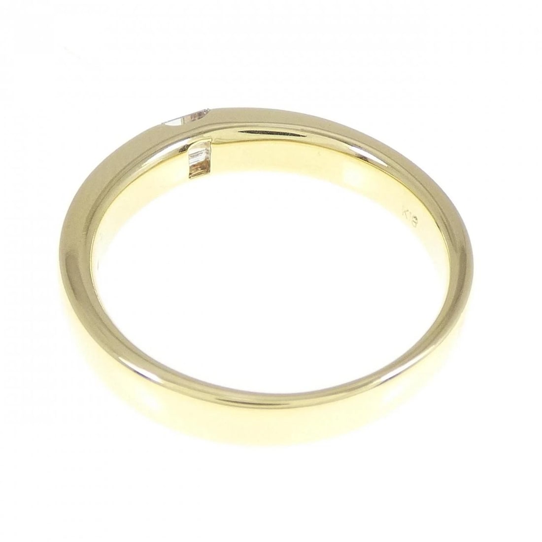 K18YG DIAMOND RING - 3