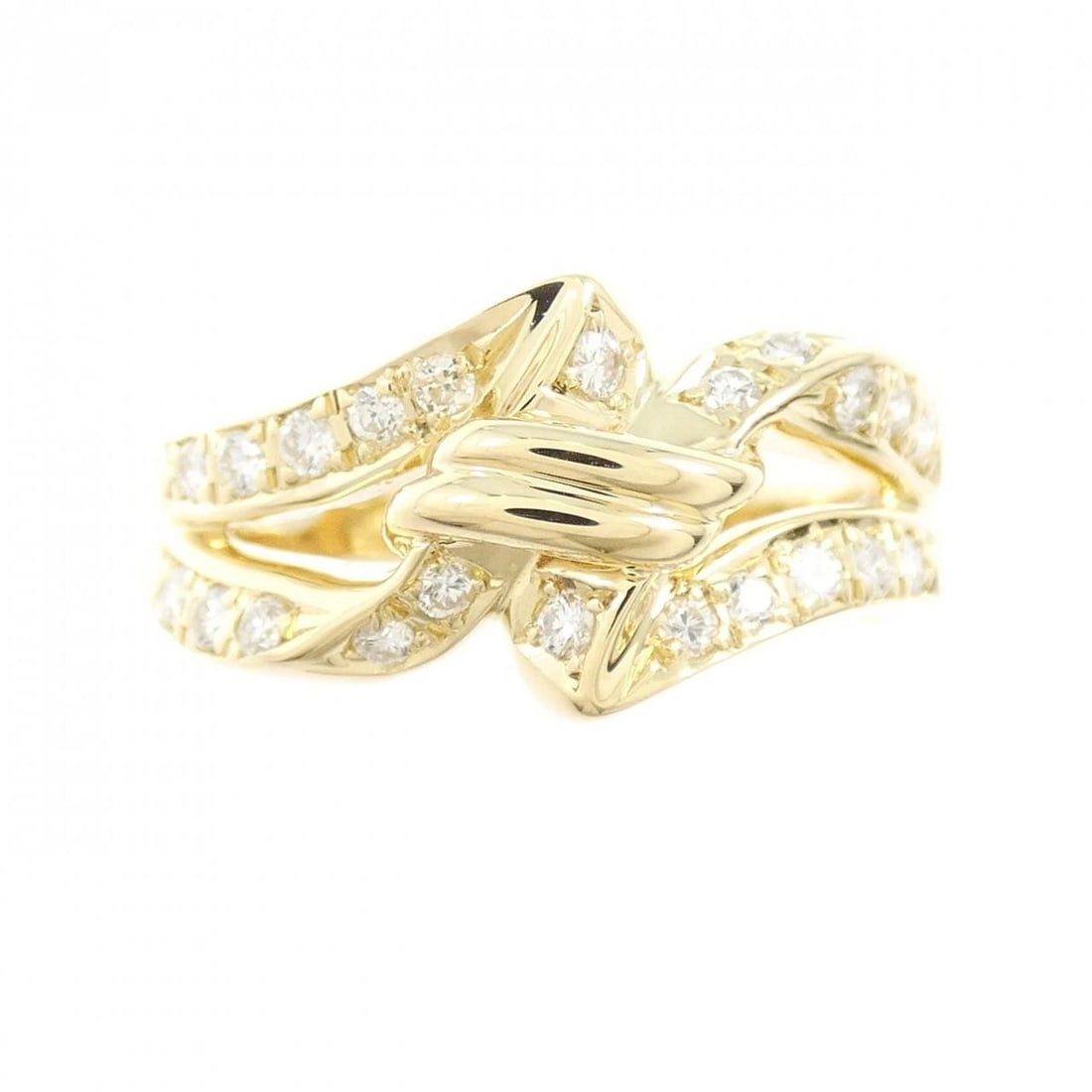 750YG DIAMOND RING - 2