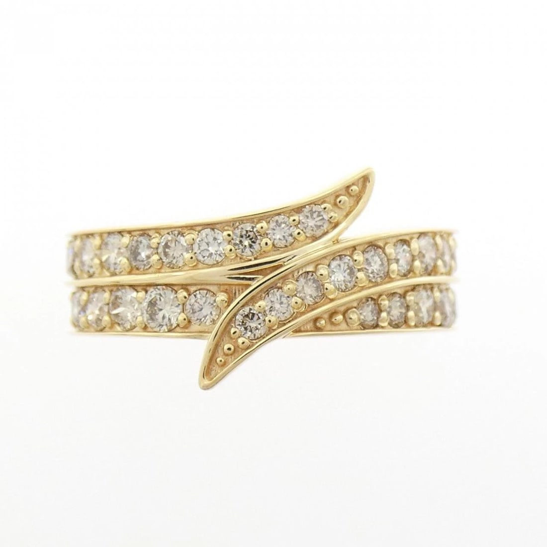 K18YG DIAMOND RING - 2