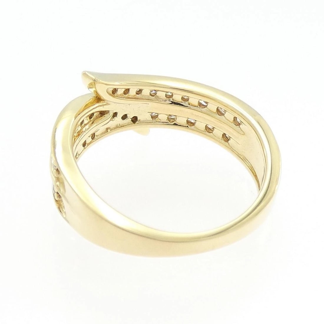 K18YG DIAMOND RING - 3