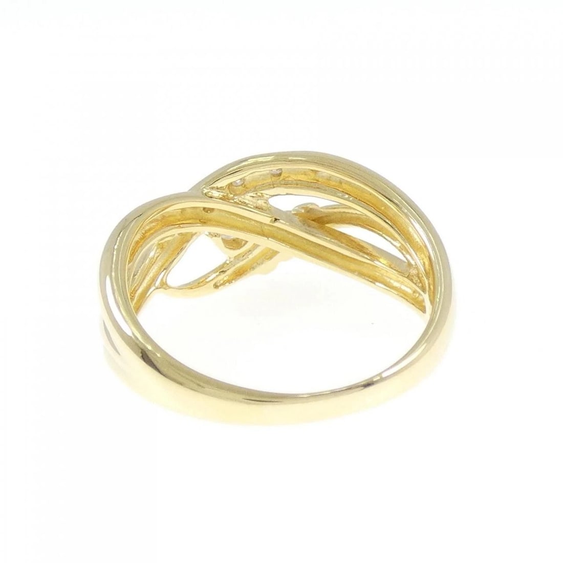 K18YG DIAMOND RING - 3