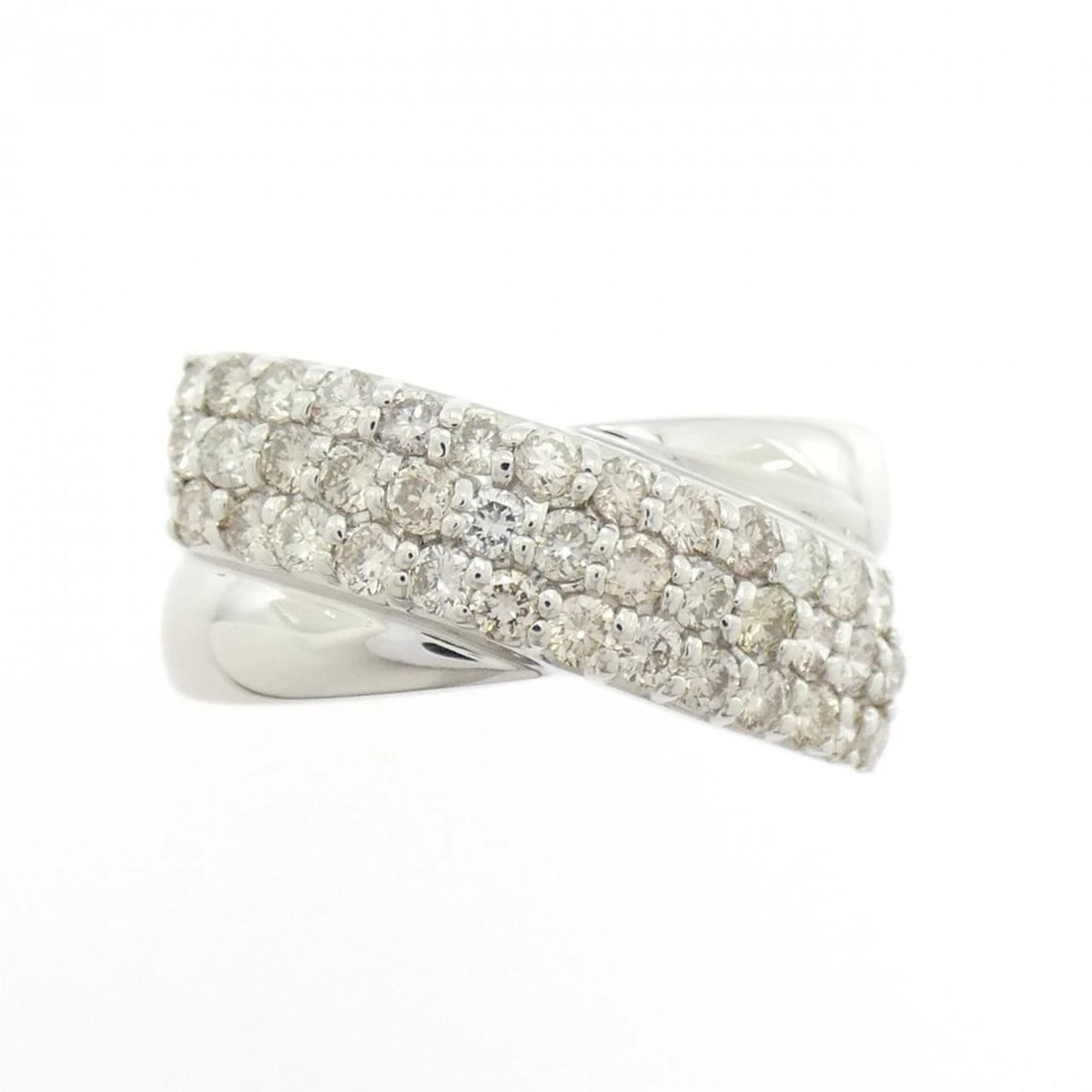 PT900 PAVE DIAMOND RING - 2
