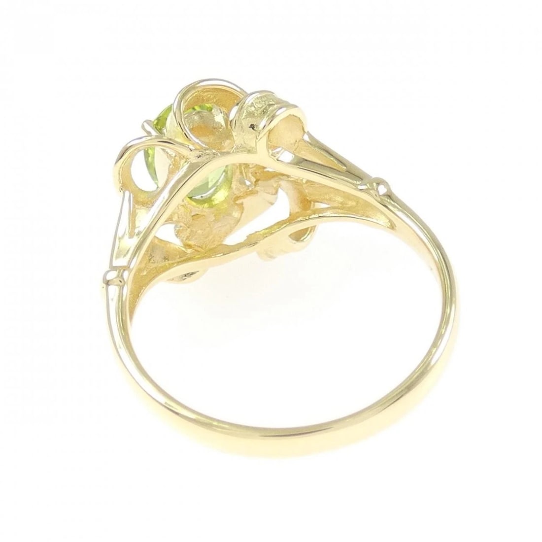 K18YG PERIDOT RING - 3