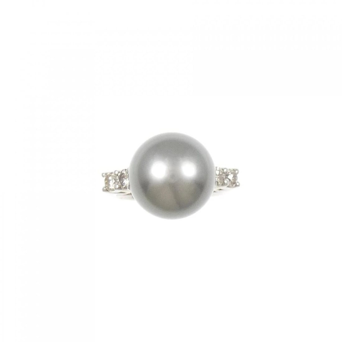 PT900 BLACK PEARL RING - 2
