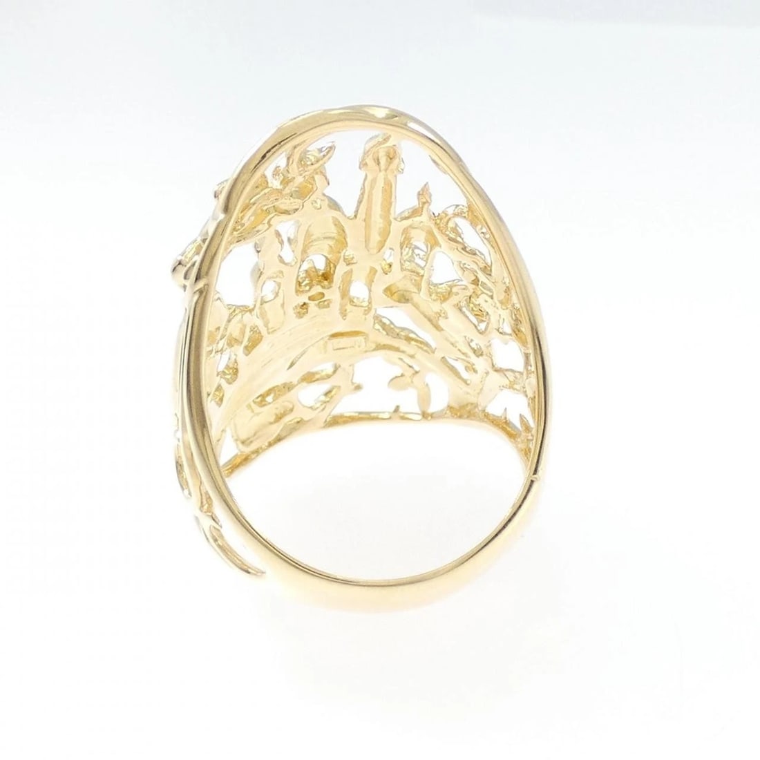 K18YG DIAMOND RING - 3