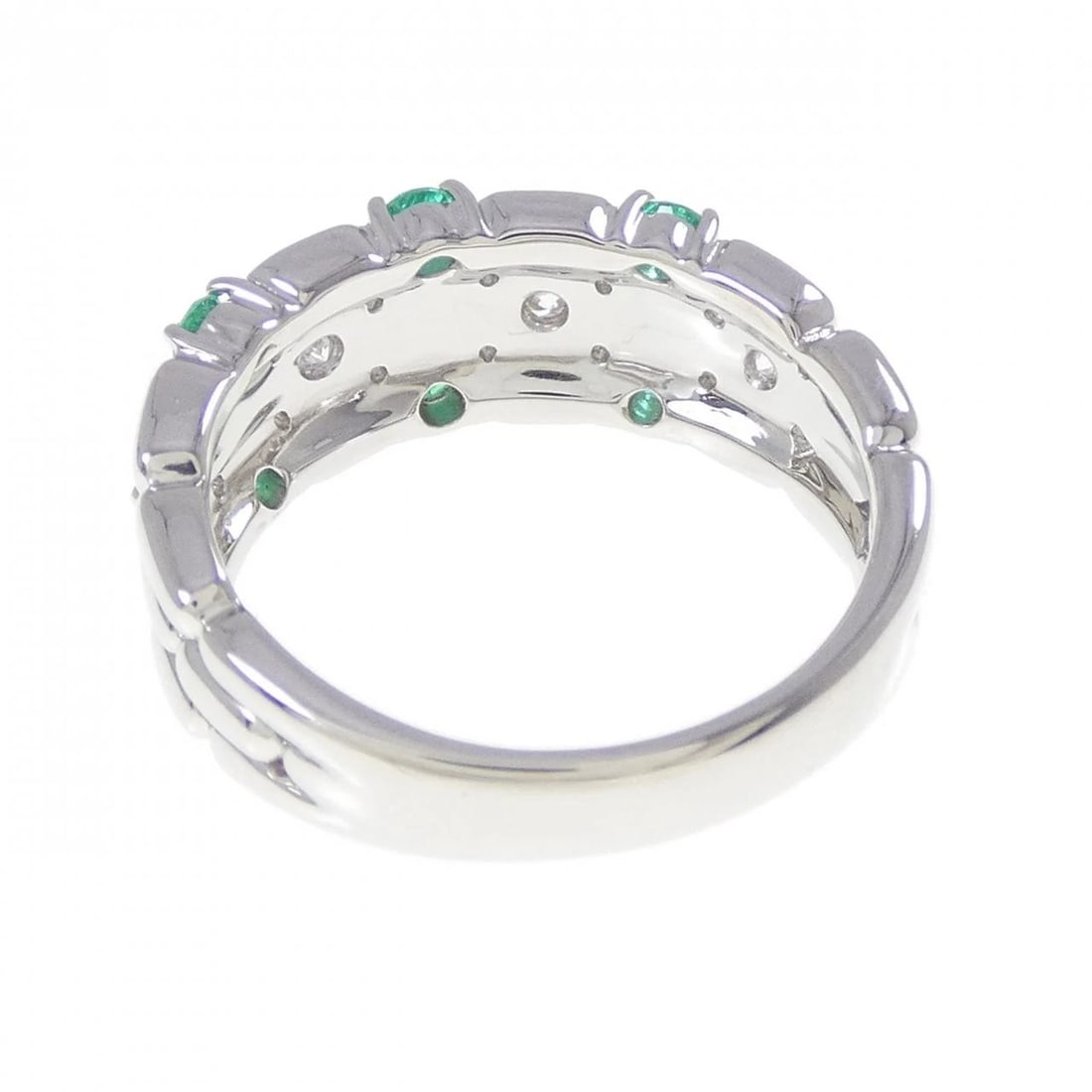 PT900 EMERALD RING - 3