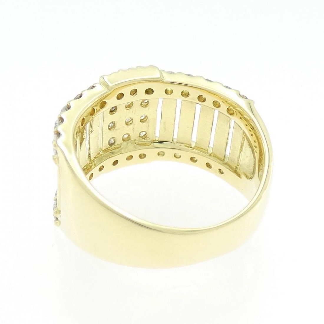 K18YG DIAMOND RING - 3