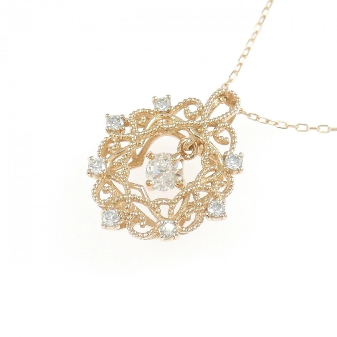 K18PG DIAMOND NECKLACE - 3