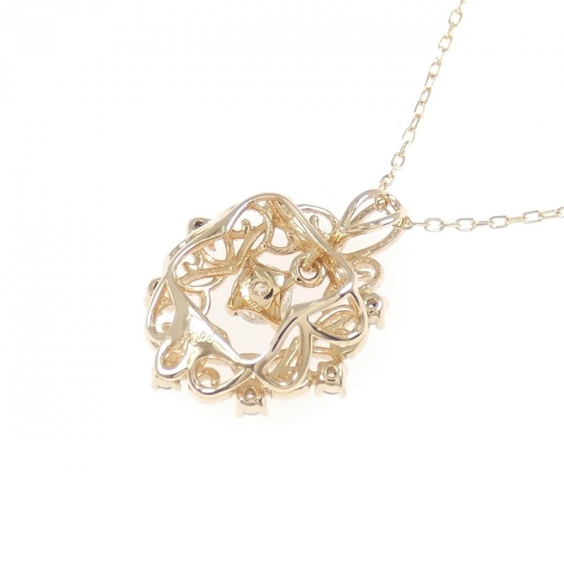 K18PG DIAMOND NECKLACE - 4