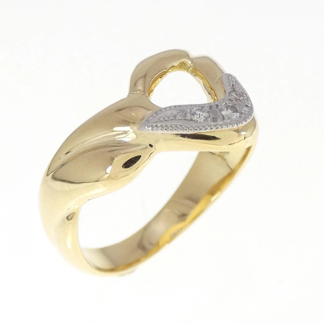 K18YG PT DIAMOND RING: K18YG PT Diamond Ring Brand: Unbranded Type: Ring Material: K18 Yellow Gold Platinum, Main Stone/Creation Natural Color: yellow gold Size: 6.5-7US Accessories: None Accessories Notice: Whe
