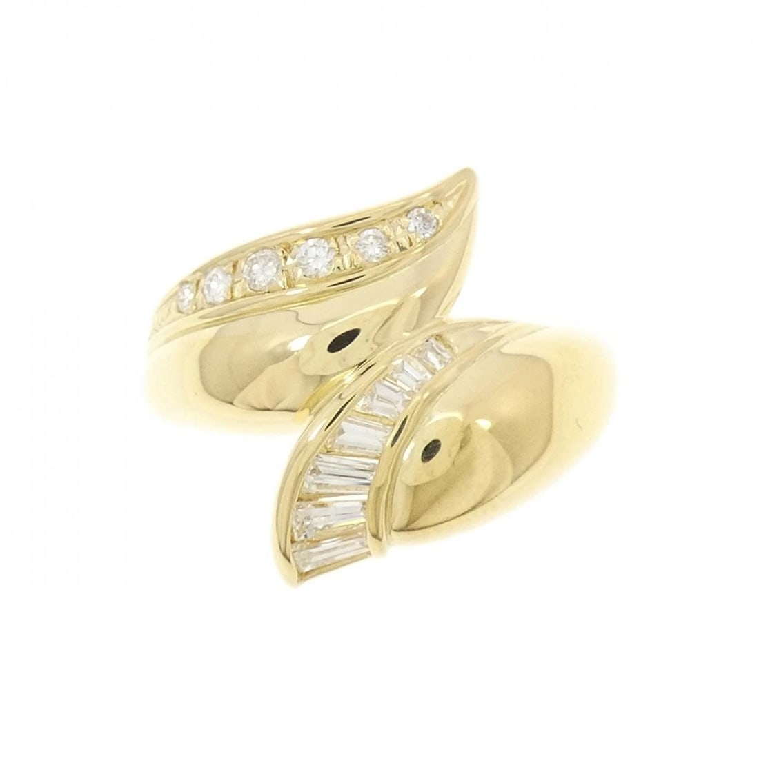 K18YG DIAMOND RING - 2